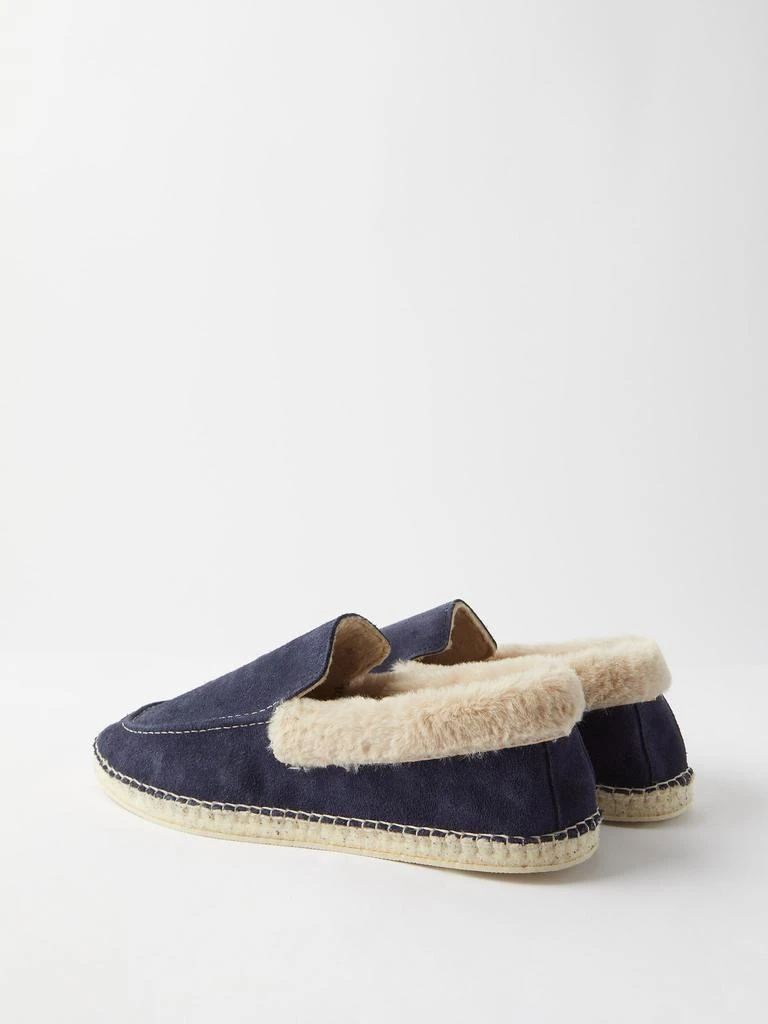 商品MANEBÍ|Faux fur-lined suede espadrille loafers,价格¥497,第5张图片详细描述