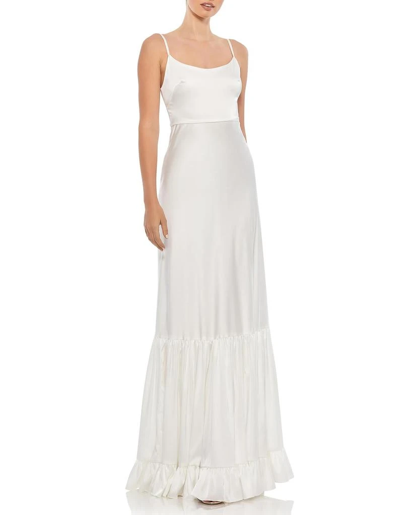 商品Ieena for Mac Duggal|Ruffle Trim Gown,价格¥2704,第4张图片详细描述