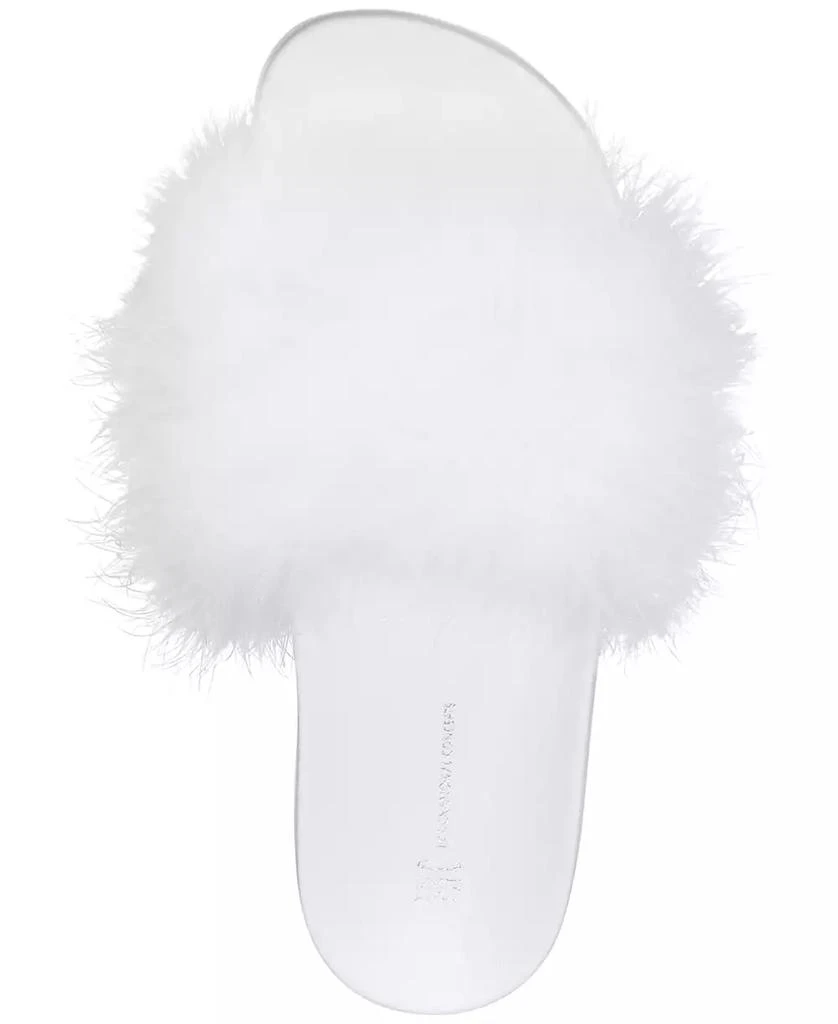 商品INC International|Women's Marabou Pool Slides, Created for Macy's,价格¥262,第2张图片详细描述