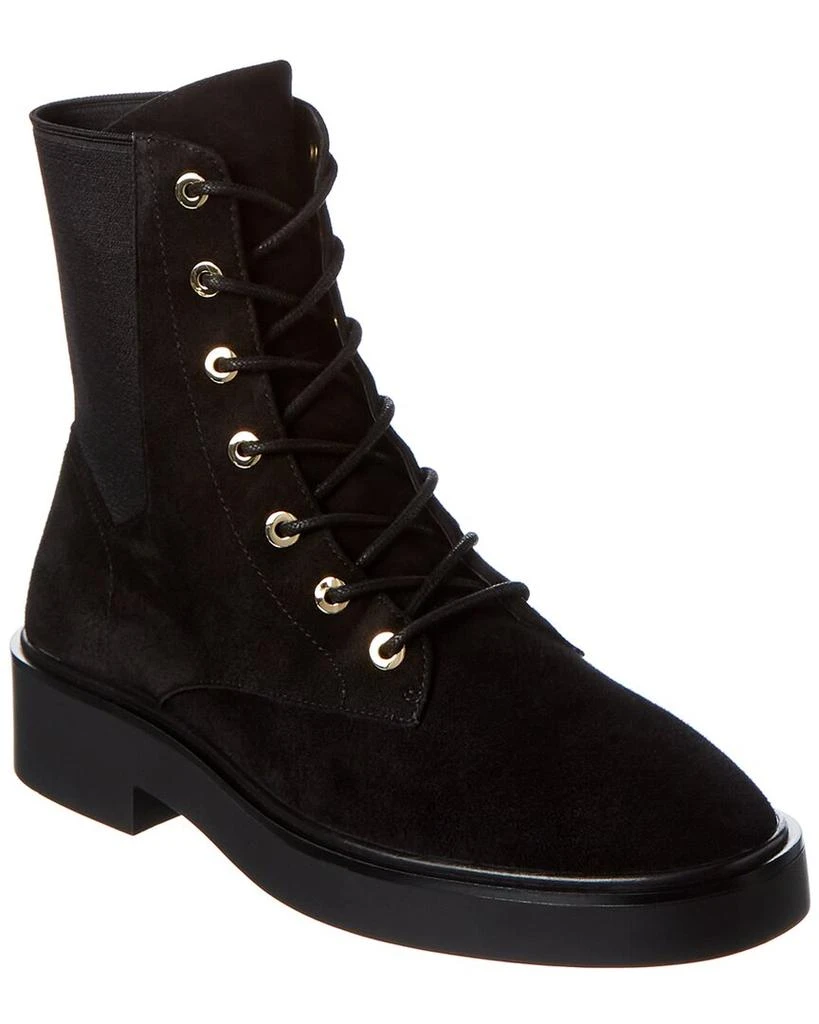 商品Stuart Weitzman|Stuart Weitzman Henley Suede Combat Boot,价格¥1476,第1张图片