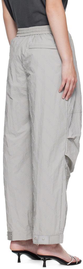 商品Alexander Wang|Gray Flocked Track Pants,价格¥2581,第5张图片详细描述
