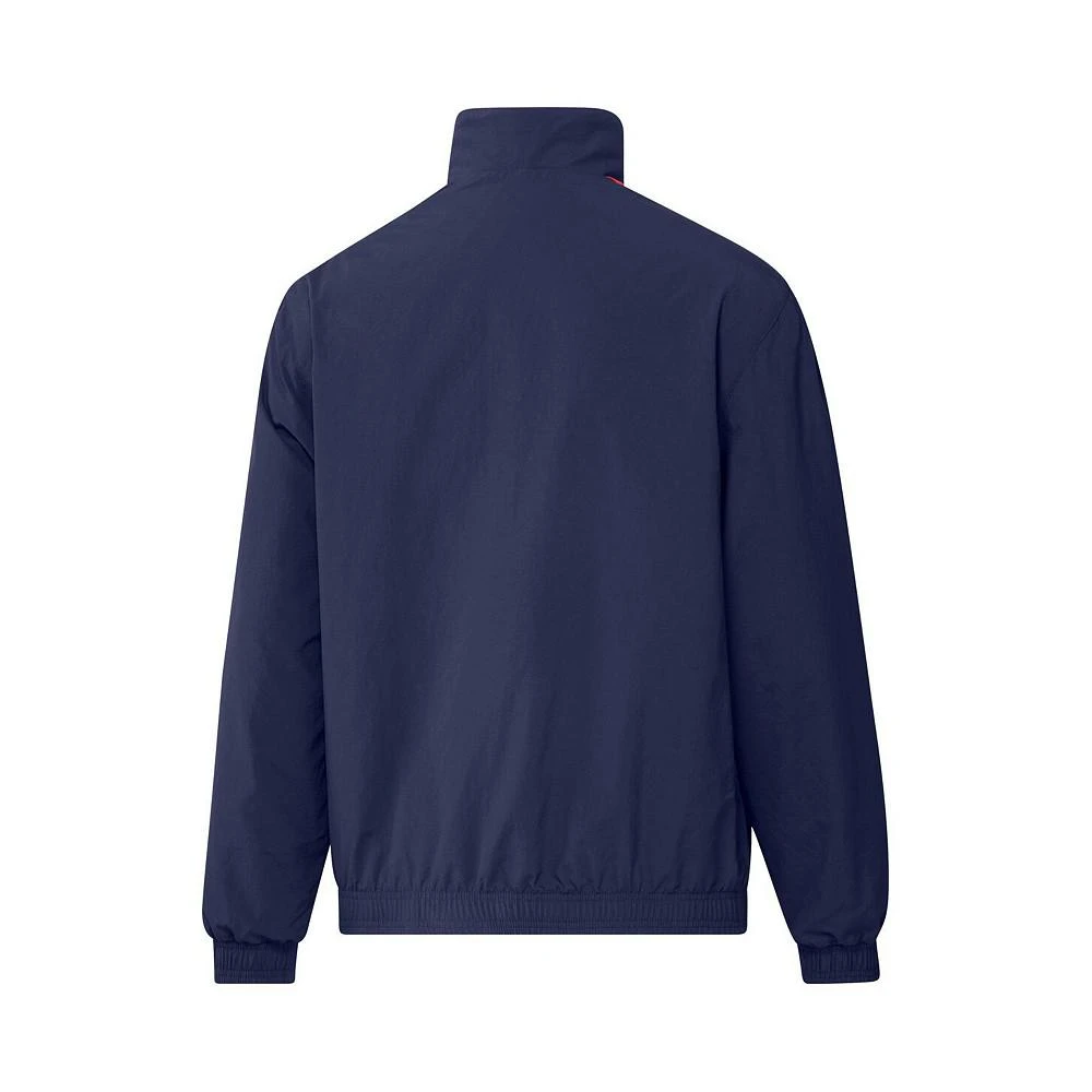 商品Adidas|Men's Navy and Light Blue Chicago Fire 2023 On-Field Anthem Full-Zip Reversible Team Jacket,价格¥805,第3张图片详细描述