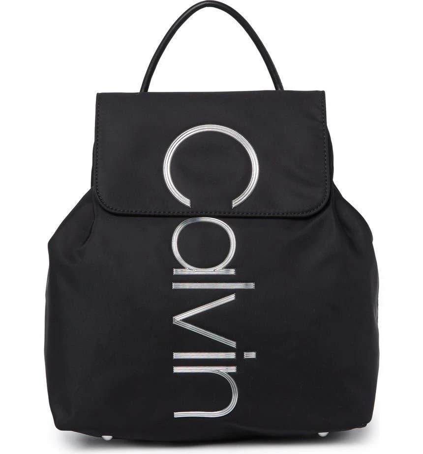商品Calvin Klein|Logo Embellished Nylon Mini Backpack,价格¥600,第1张图片