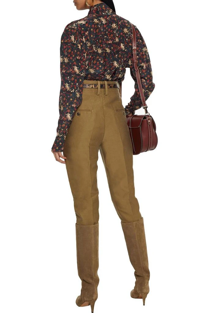 商品Isabel Marant|Higi tie-neck printed silk crepe de chine blouse,价格¥1891,第3张图片详细描述