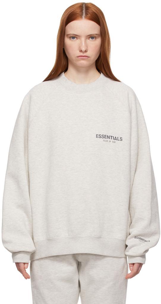 商品Essentials|灰白色套头套头衫,价格¥661,第1张图片