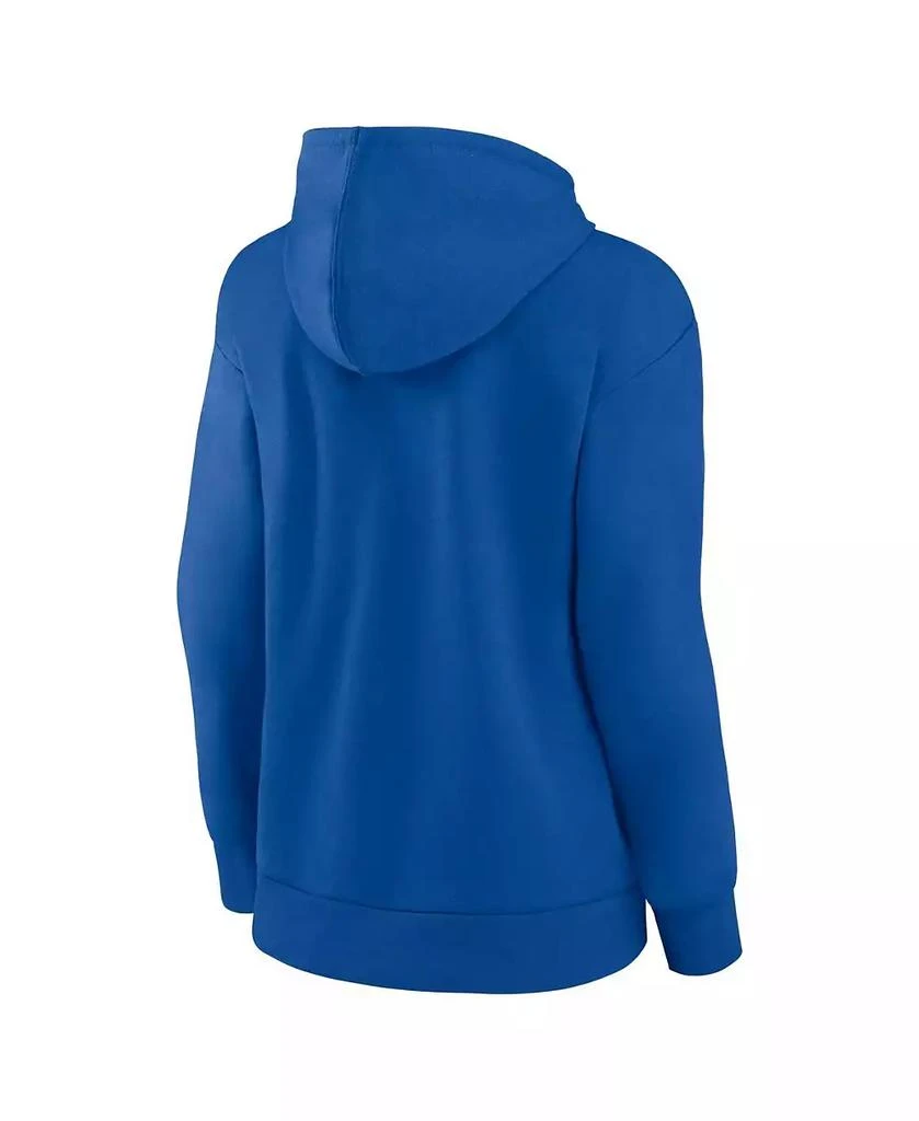 商品Fanatics|Women's Royal New York Islanders Authentic Pro Core Collection Secondary Logo V-Neck Pullover Hoodie,价格¥386,第3张图片详细描述