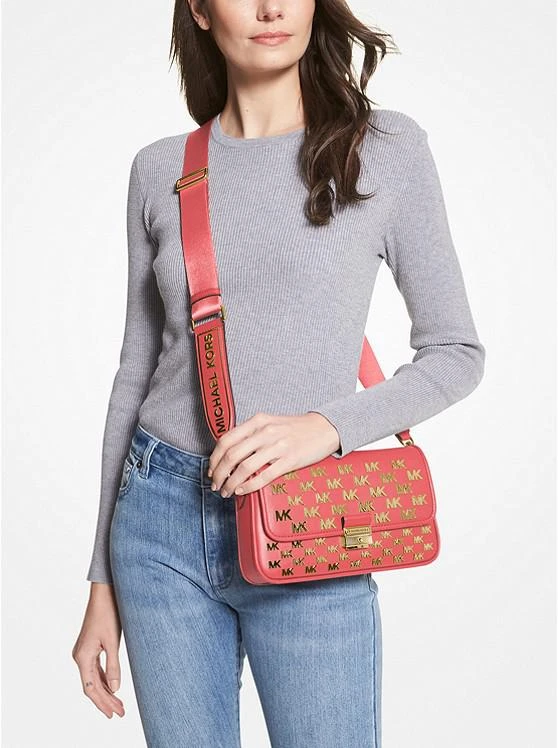 商品Michael Kors|Bradshaw Small Embellished Faux Leather Convertible Shoulder Bag,价格¥840,第3张图片详细描述