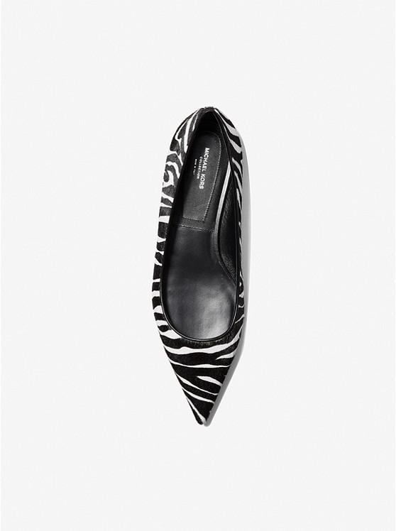 Agnes Zebra Print Calf Hair Flat商品第3张图片规格展示