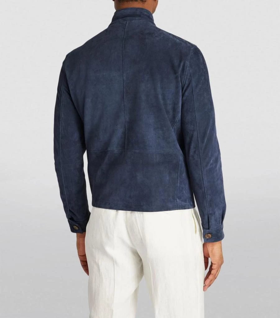 商品ELEVENTY|Suede Zip Jacket,价格¥37798,第4张图片详细描述