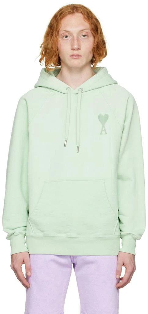 商品AMI|Green Ami de Cœur Hoodie,价格¥1209,第1张图片