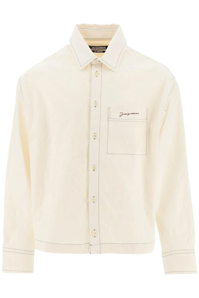 商品Jacquemus|'LA CHEMISE PAPIER' COTTON SHIRT,价格¥2122,第1张图片