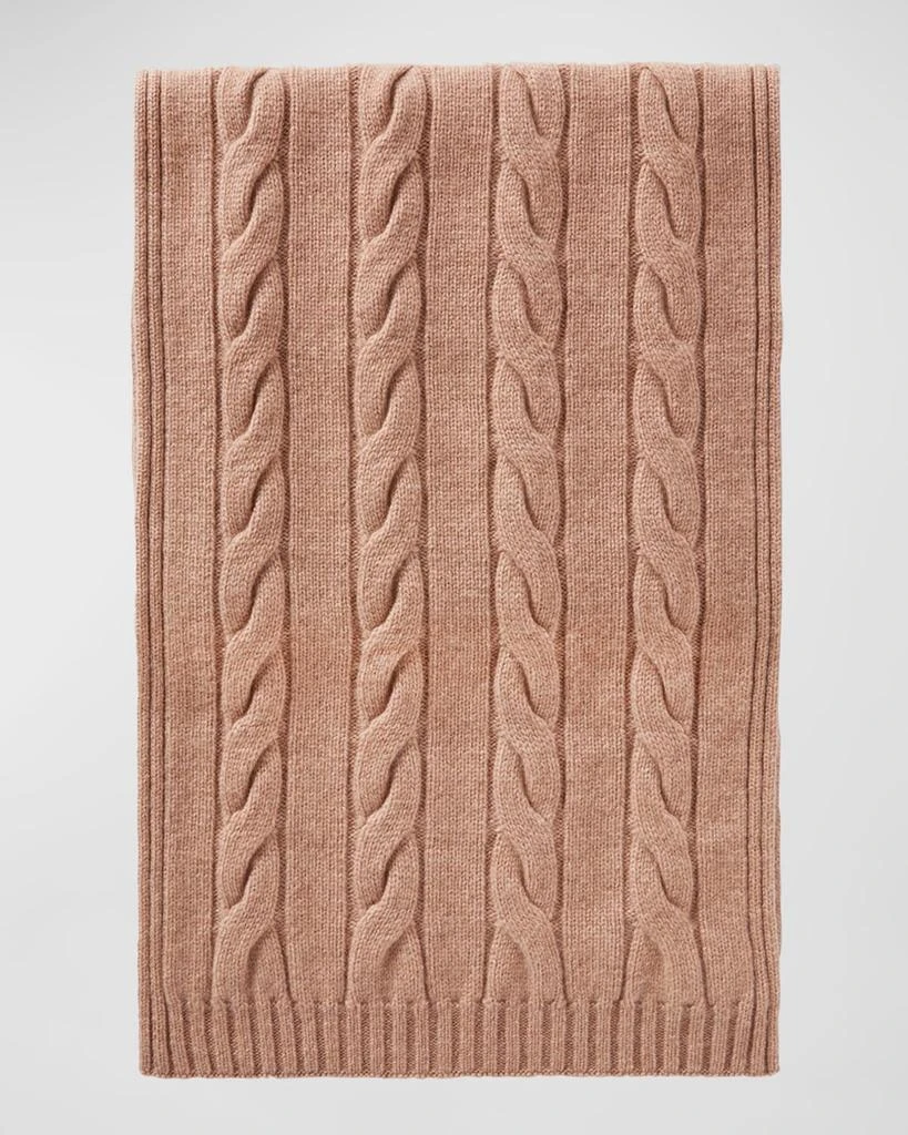 商品Loro Piana|Cashmere Cable Knit Scarf,价格¥11957,第1张图片