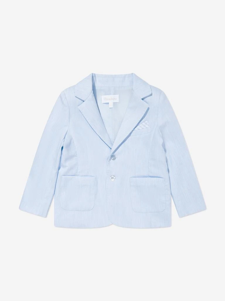 商品Patachou|Patachou Boys Cotton Blazer in Blue,价格¥397,第1张图片