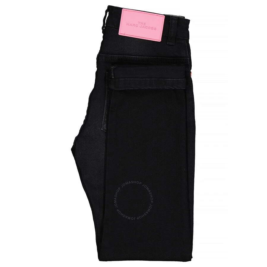 商品Marc Jacobs|Girls Denim Black Lave Logo Letter-print Jeans,价格¥886,第3张图片详细描述