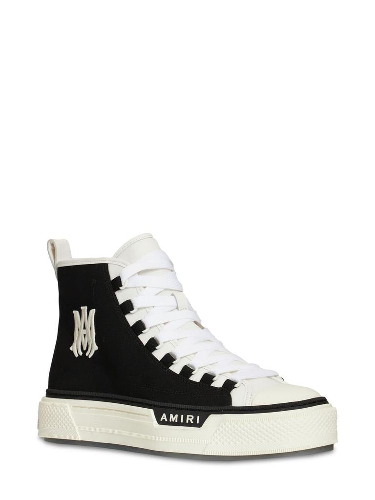 Ma Court Canvas High Top Sneakers商品第2张图片规格展示