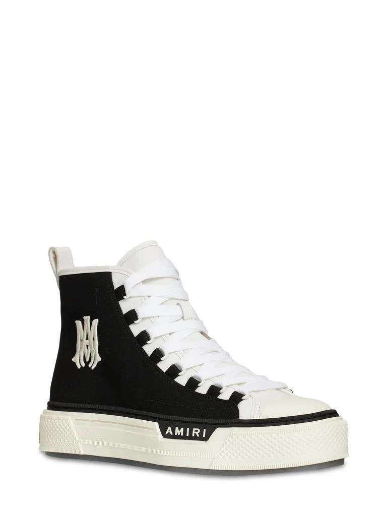 商品AMIRI|Ma Court Canvas High Top Sneakers,价格¥4204,第2张图片详细描述