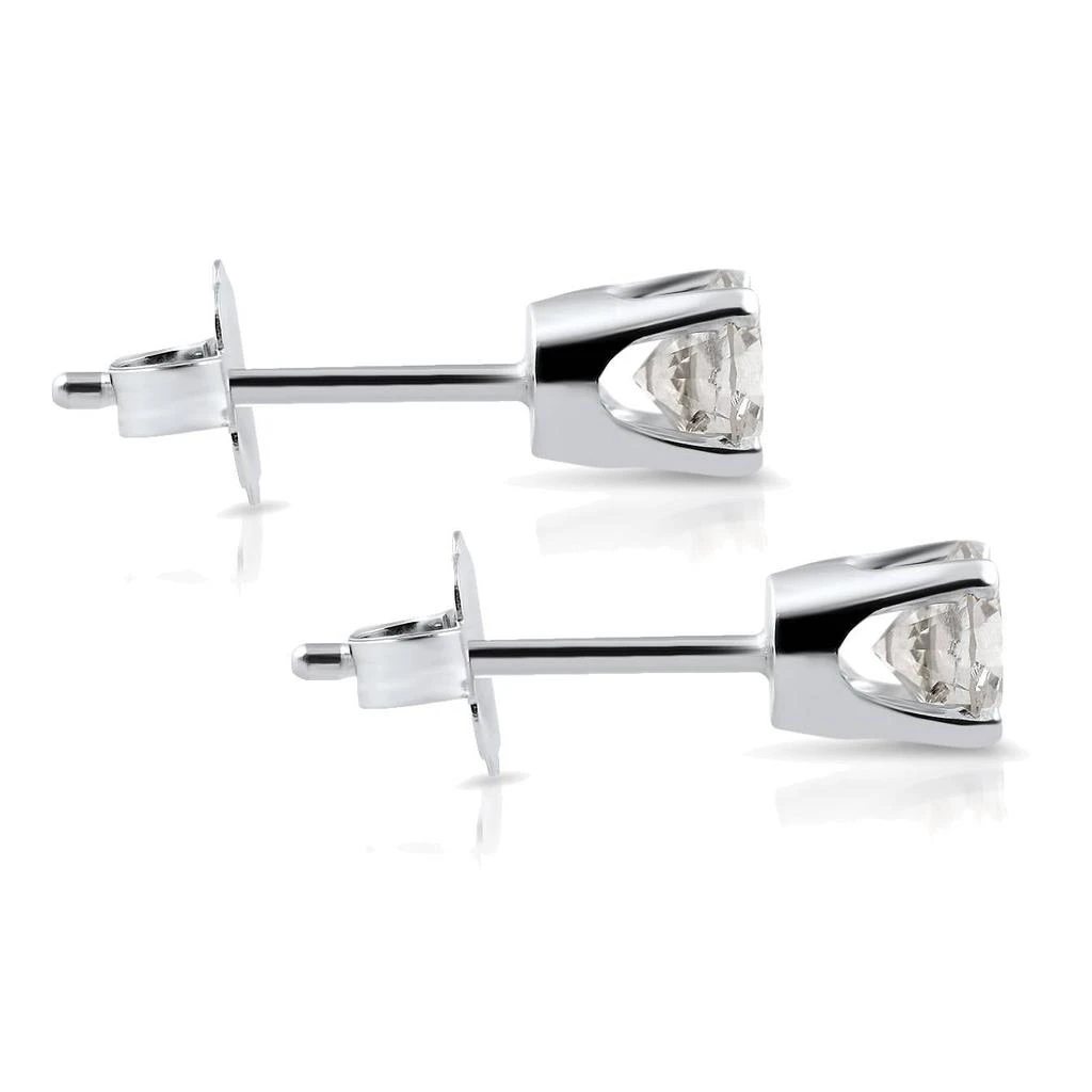 商品Pompeii3|1/3 ctw 14k White Gold Diamond Stud Earrings IGI Certified,价格¥964,第2张图片详细描述