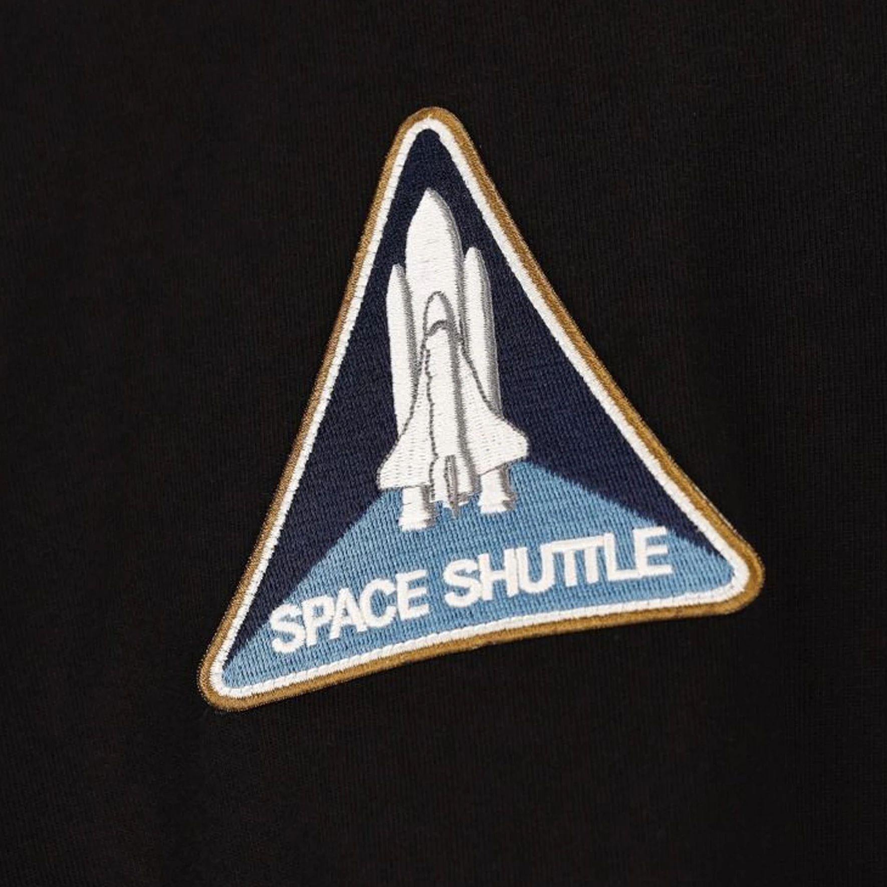 商品[国内直发] Balenciaga|巴黎世家 x nasa 联名款 太空船印花半高领长袖T恤 男款 黑色,价格¥4376,第7张图片详细描述