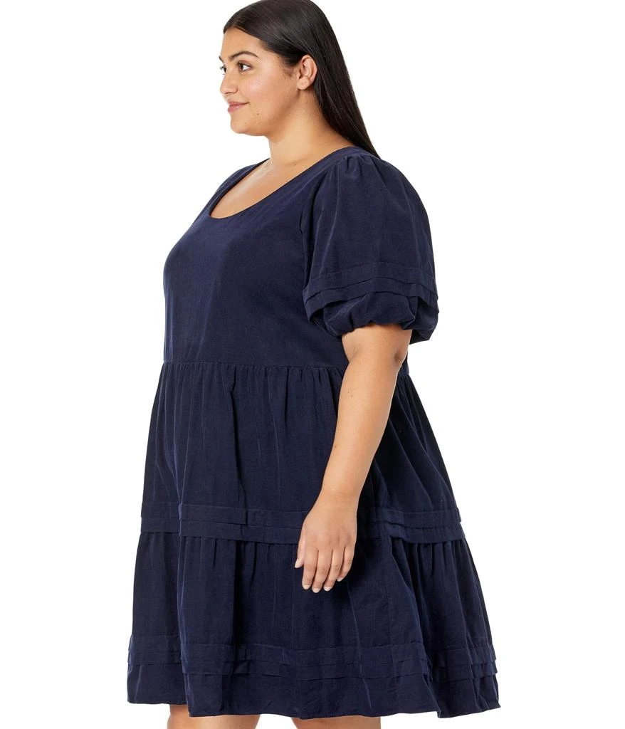 商品Madewell|Plus Corduroy Tiered Mini Dress,价格¥721,第3张图片详细描述