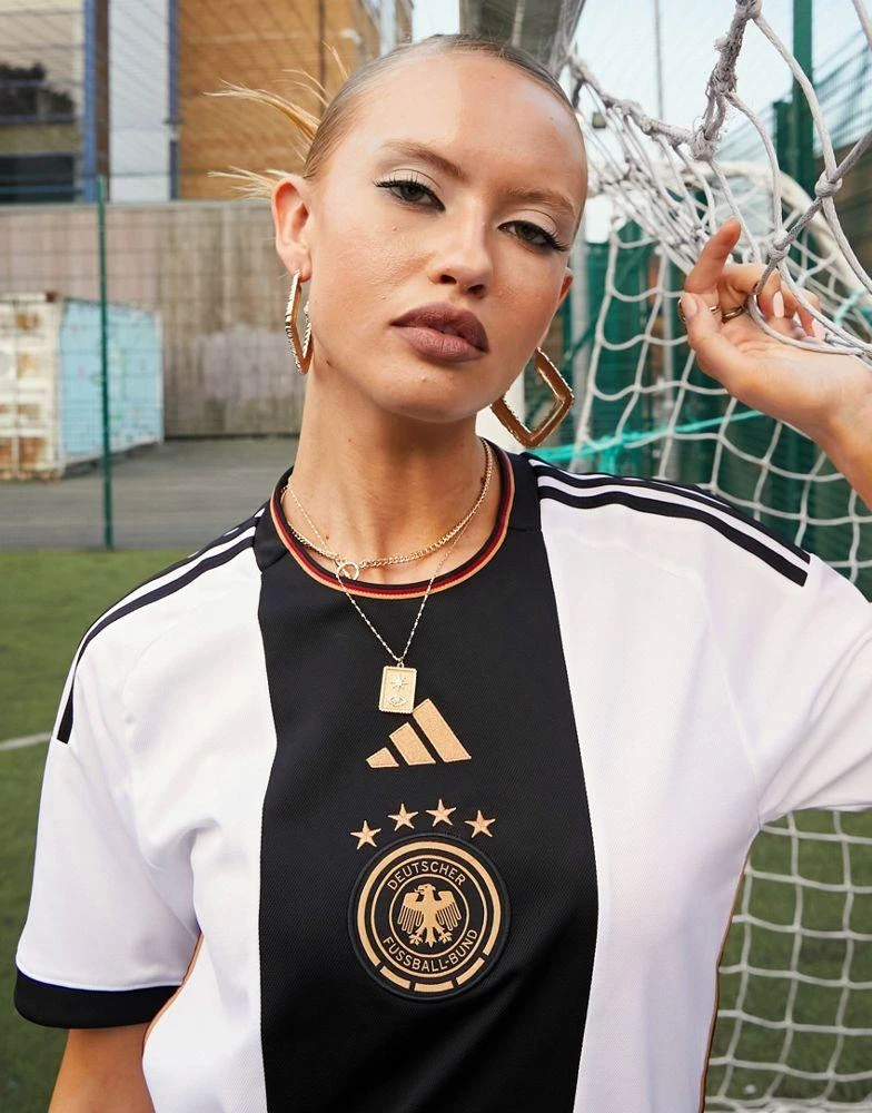 商品Adidas|adidas Football Womens World Cup 23 Germany home shirt in white,价格¥493,第4张图片详细描述