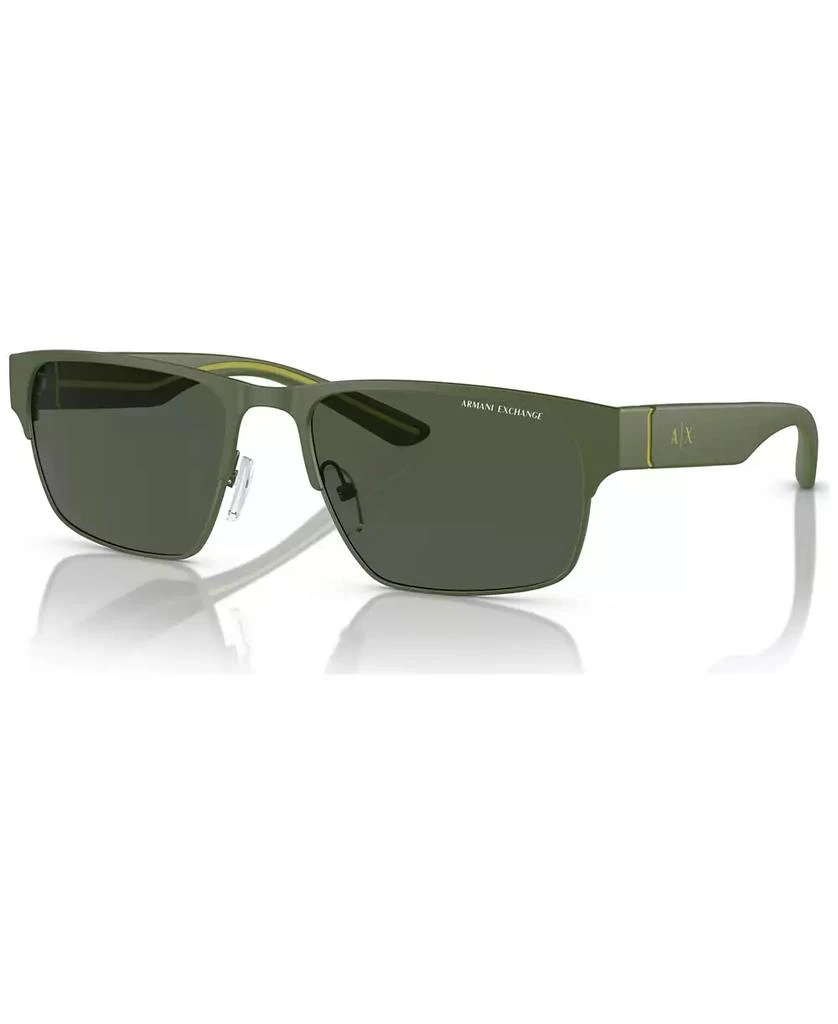 商品Armani Exchange|Men's Polarized Sunglasses, AX2046S,价格¥655,第1张图片