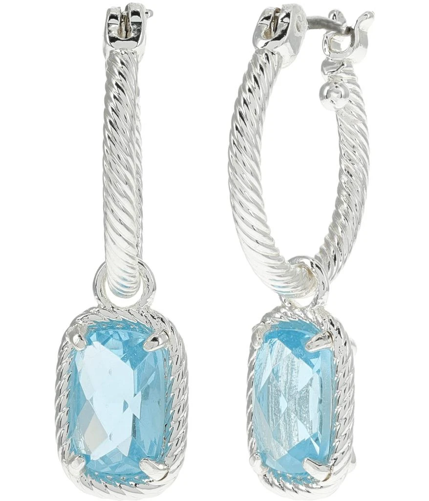 商品Ralph Lauren|Stone Huggie Hoop Earrings,价格¥176,第1张图片