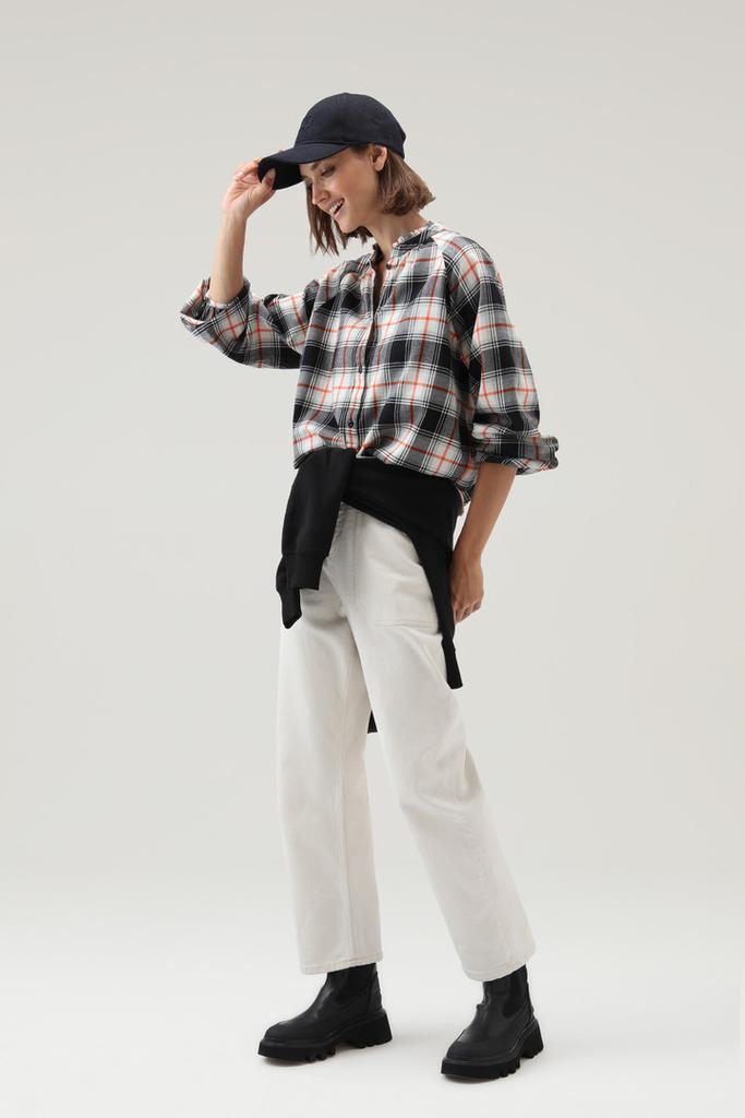 商品Woolrich|Light Flannel Check Blouse,价格¥878,第4张图片详细描述