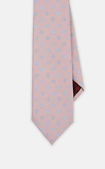 商品Gucci|Embroidered Silk Jacquard Necktie,价格¥964,第2张图片详细描述