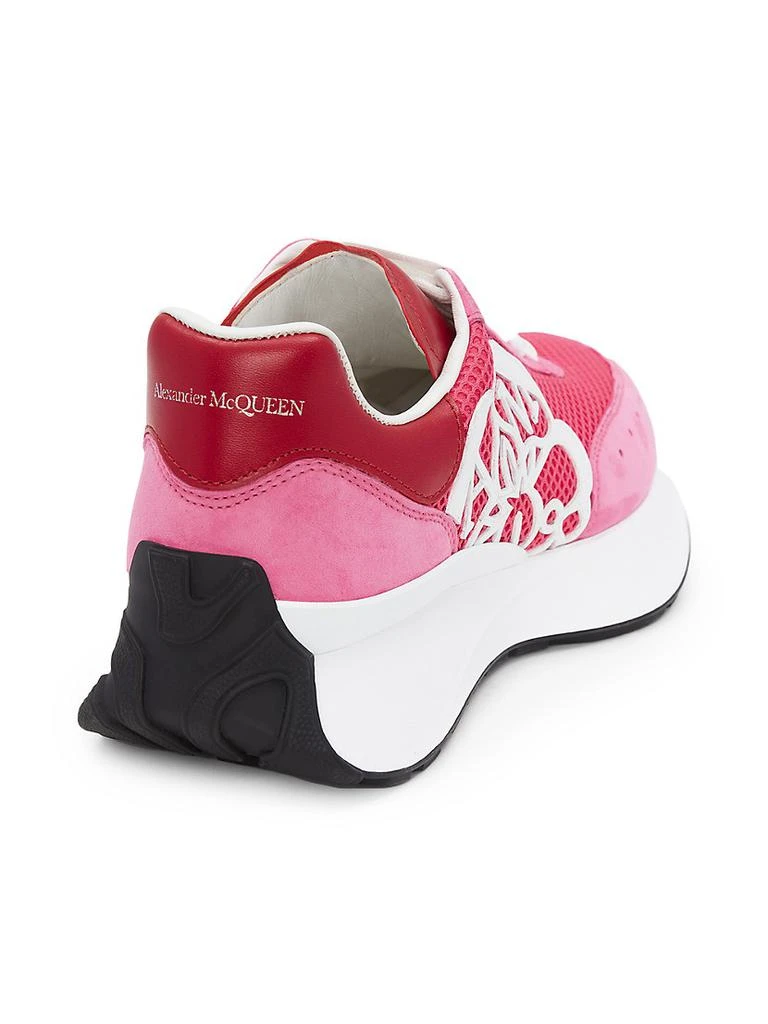 商品Alexander McQueen|Women’s Monogram Low-Top Sneakers,价格¥2368,第3张图片详细描述