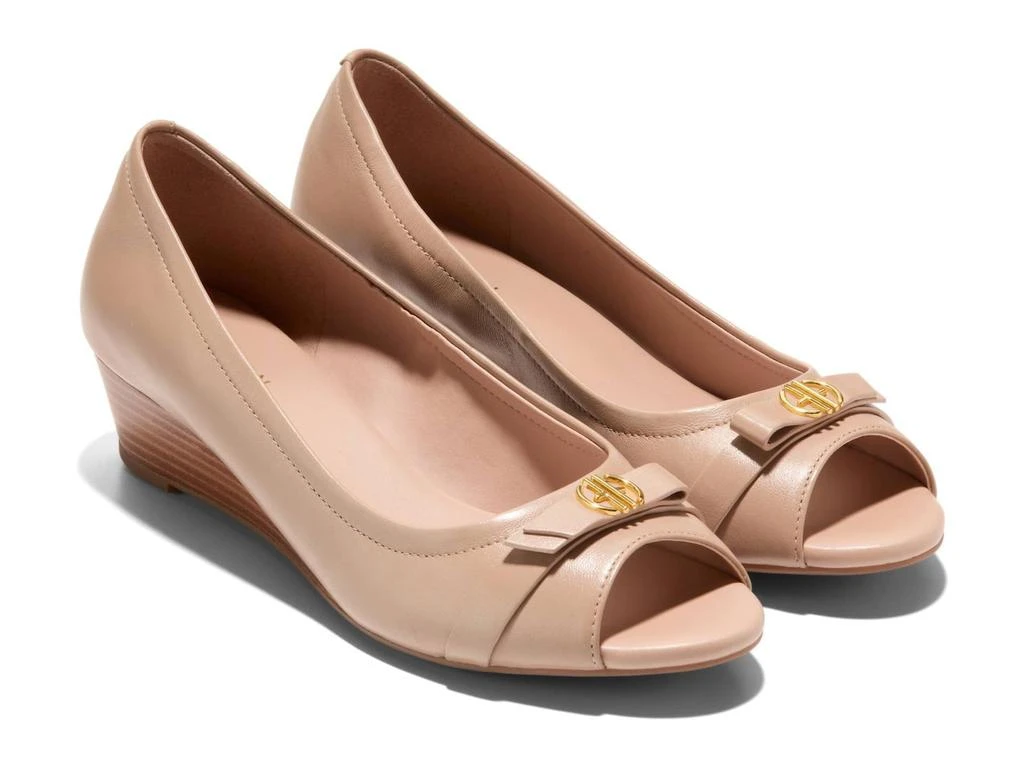 商品Cole Haan|Malta Peep Toe Wedge,价格¥702,第1张图片