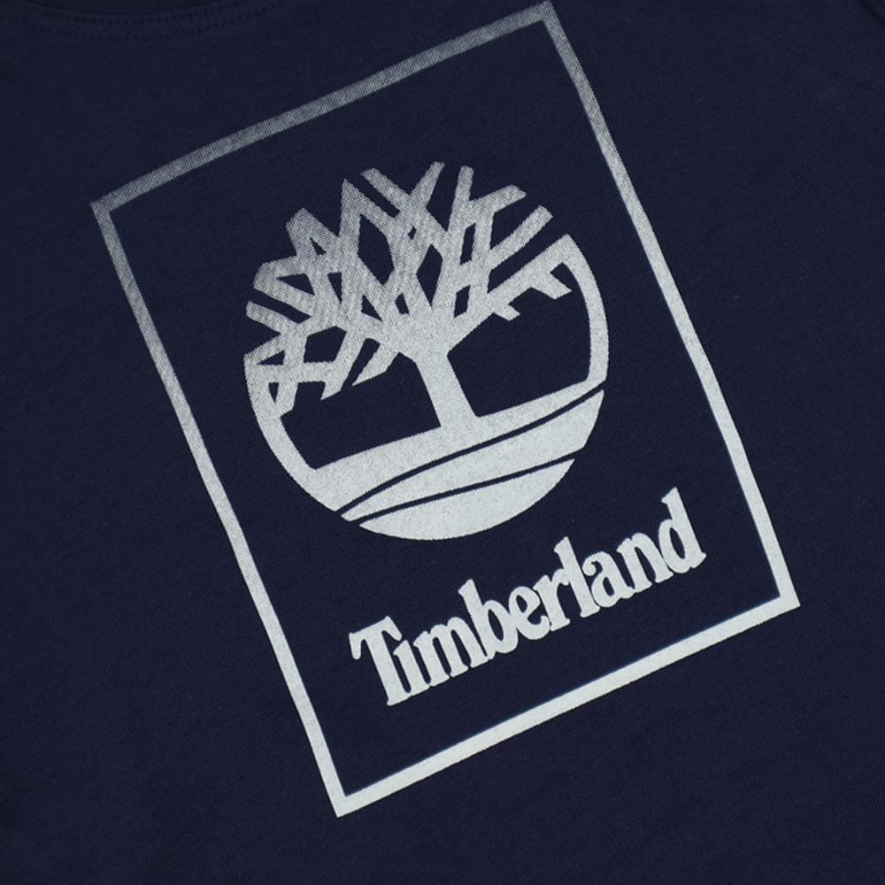 商品Timberland|Baby Boys Navy Gradient Logo Print T Shirt,价格¥175-¥200,第4张图片详细描述