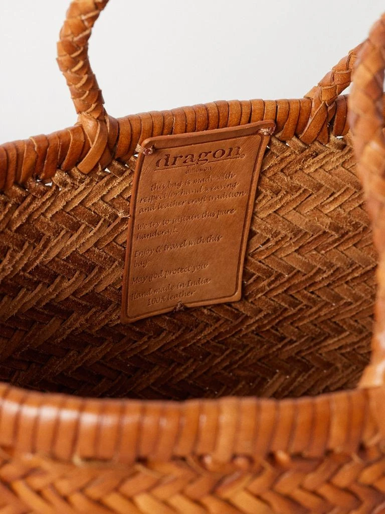 商品DRAGON DIFFUSION|Triple Jump small woven-leather basket bag,价格¥3307,第4张图片详细描述