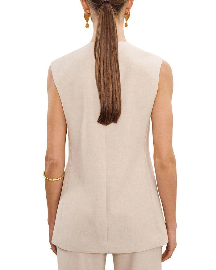 商品REISS|Athena High Neck Long Line Waistcoat,价格¥2412,第3张图片详细描述