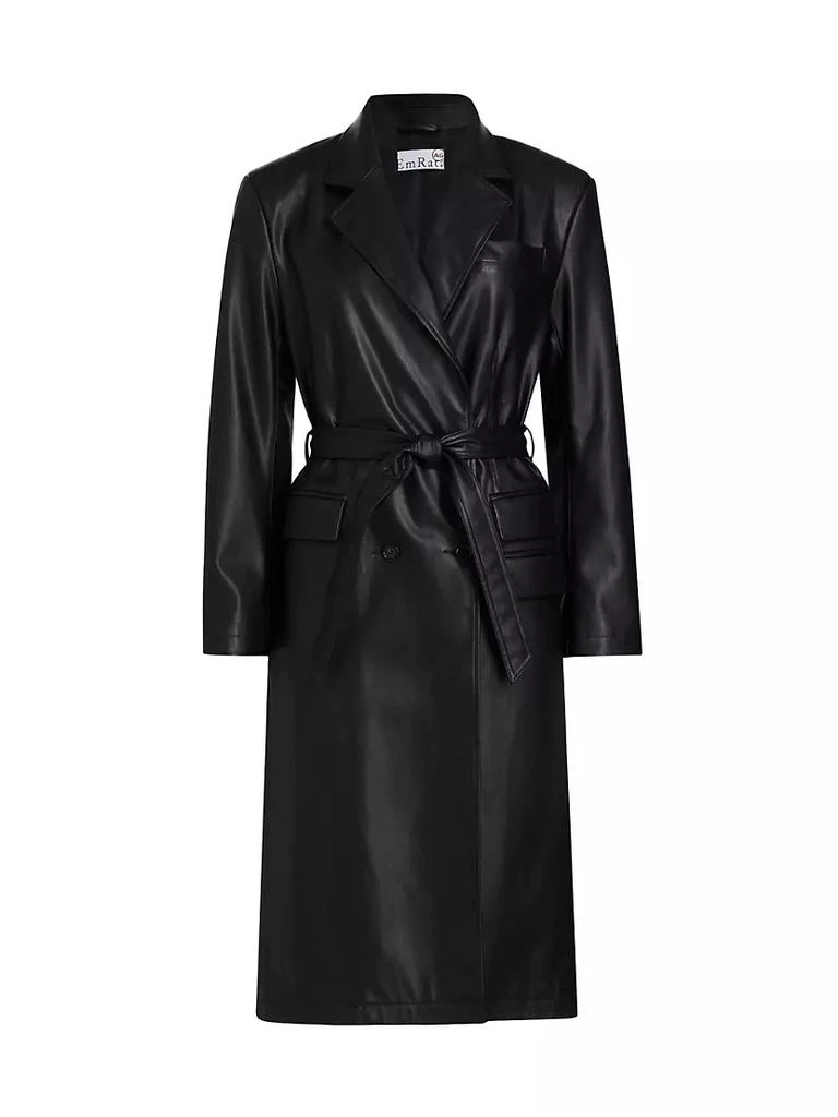 商品AG Jeans|Emrata X Ag Valentina Classic Fit Belted Coat,价格¥3279,第1张图片