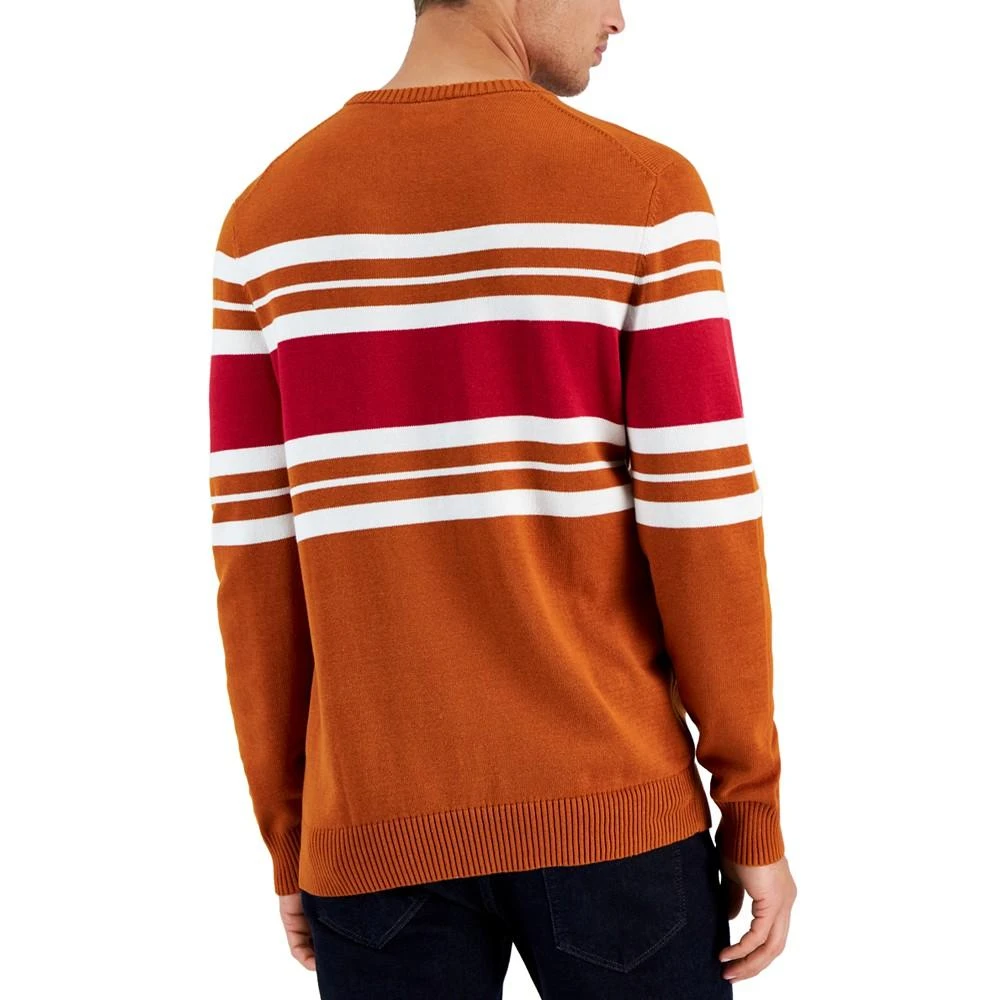 商品Club Room|Men's Colin Striped Sweater, Created for Macy's,价格¥95,第2张图片详细描述