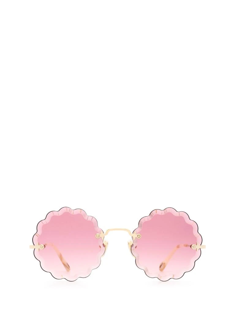 商品Chloé|Chloé CH0047S gold female sunglasses,价格¥2237,第1张图片