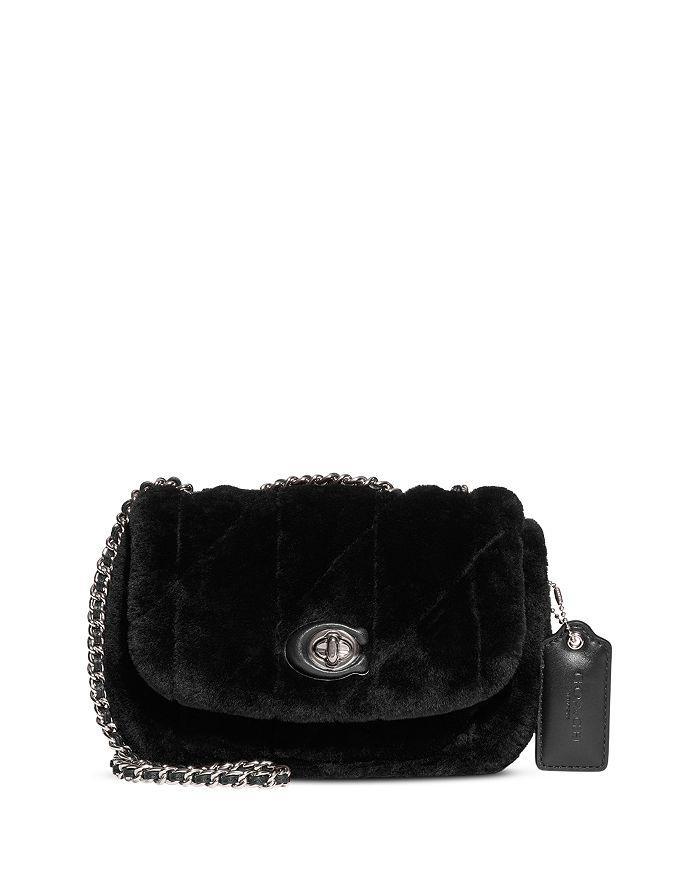 商品Coach|Pillow Madison Quilted Shearling Shoulder Bag,价格¥3583,第1张图片