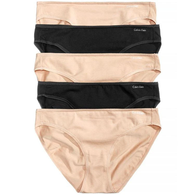 商品Calvin Klein|5-Pack Soft-Stretch Bikini QD3653,价格¥276,第1张图片