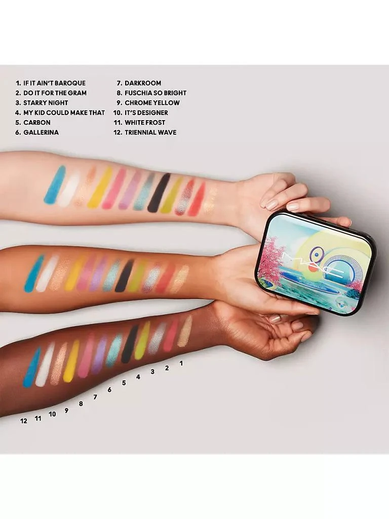 商品MAC|Connect In Color Hi-Fi Color Eyeshadow Palette,价格¥286,第3张图片详细描述