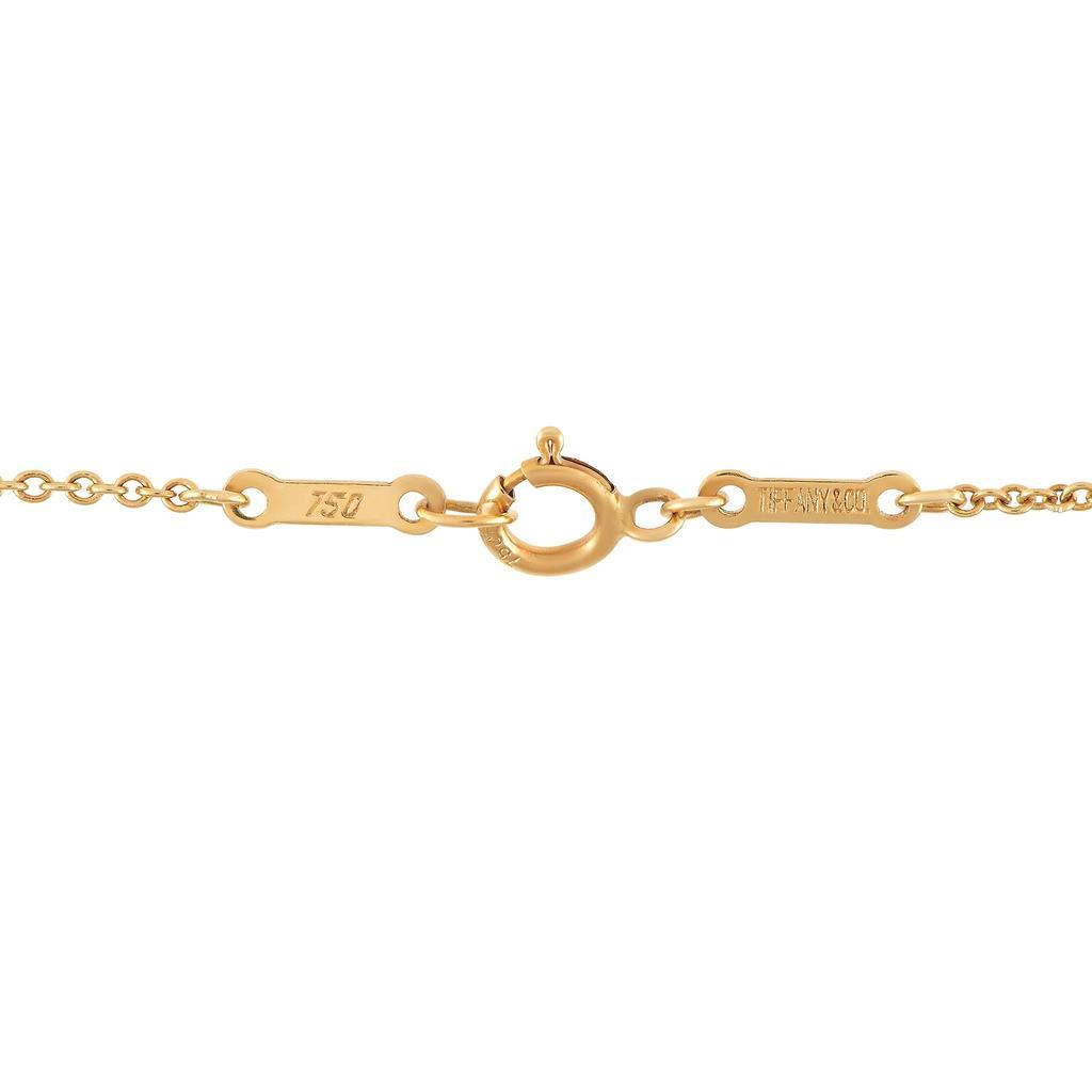 商品[二手商品] Tiffany & Co.|Tiffany & Co. Elsa Peretti 18K Yellow Gold Diamond Heart Necklace,价格¥13968,第5张图片详细描述