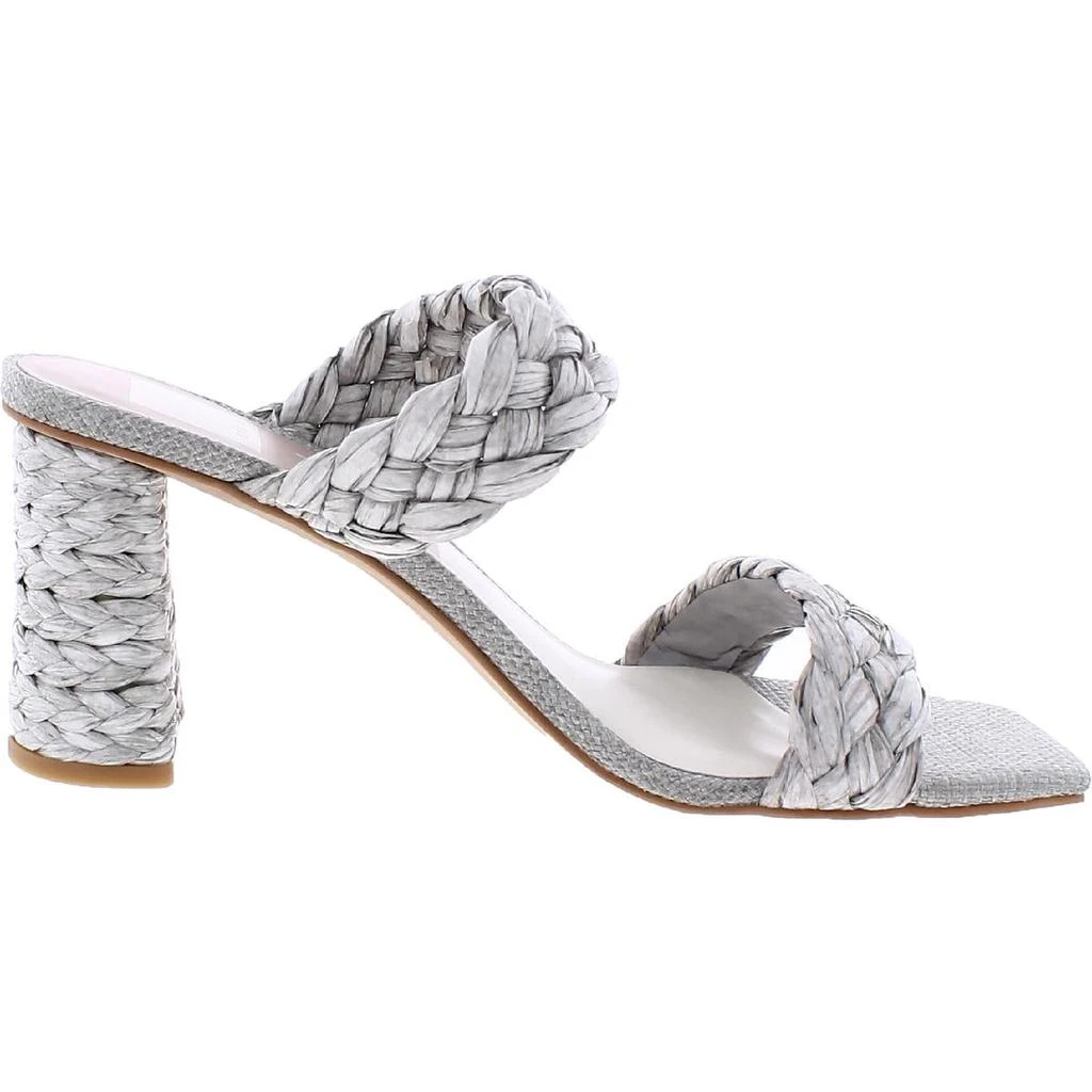 商品Dolce Vita|Dolce Vita Womens Paily Raffia Open Toe Slip On Heels,价格¥131,第3张图片详细描述