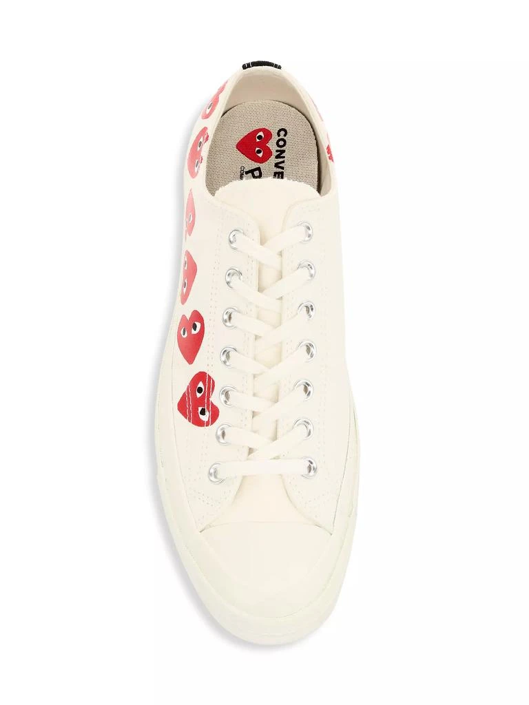 商品Comme des Garcons|CdG PLAY x Converse Unisex Chuck Taylor All Star Multi Heart Low-Top Sneakers,价格¥1117,第5张图片详细描述