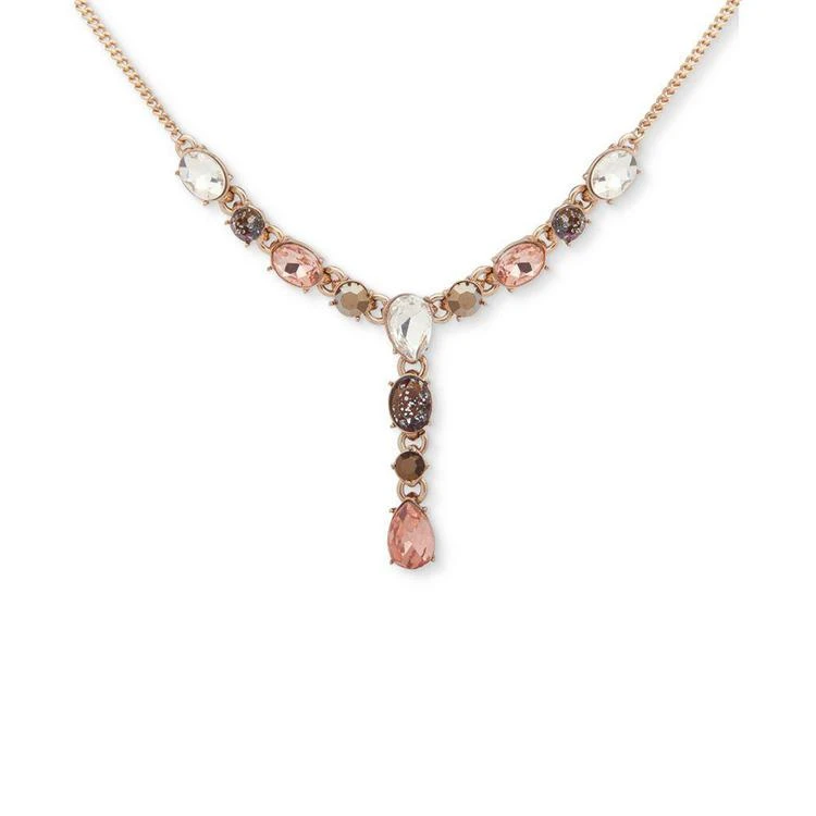 商品Givenchy|Gold-Tone Multi-Crystal Lariat Necklace 多彩水晶项链,价格¥178,第1张图片