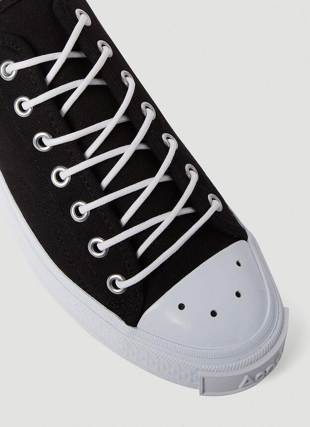 商品Acne Studios|Canvas Low Top Sneakers in Black,价格¥2405,第7张图片详细描述