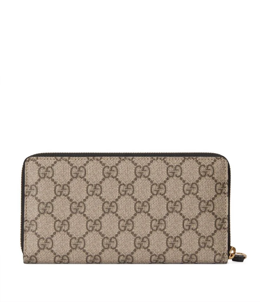 商品Gucci|Canvas GG Marmont Zip-Up Wallet,价格¥4206,第2张图片详细描述