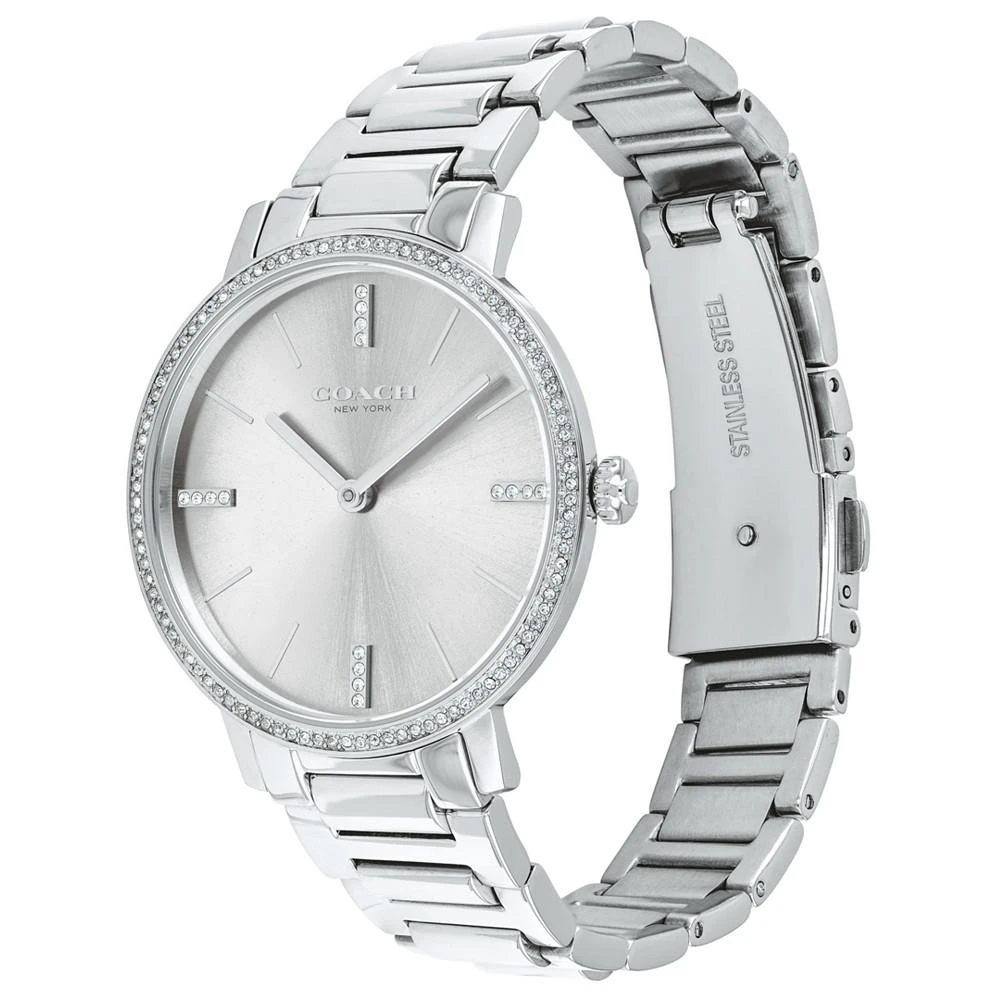 商品Coach|Women's Audrey Stainless Steel Bracelet Watch 35mm,价格¥1656,第3张图片详细描述