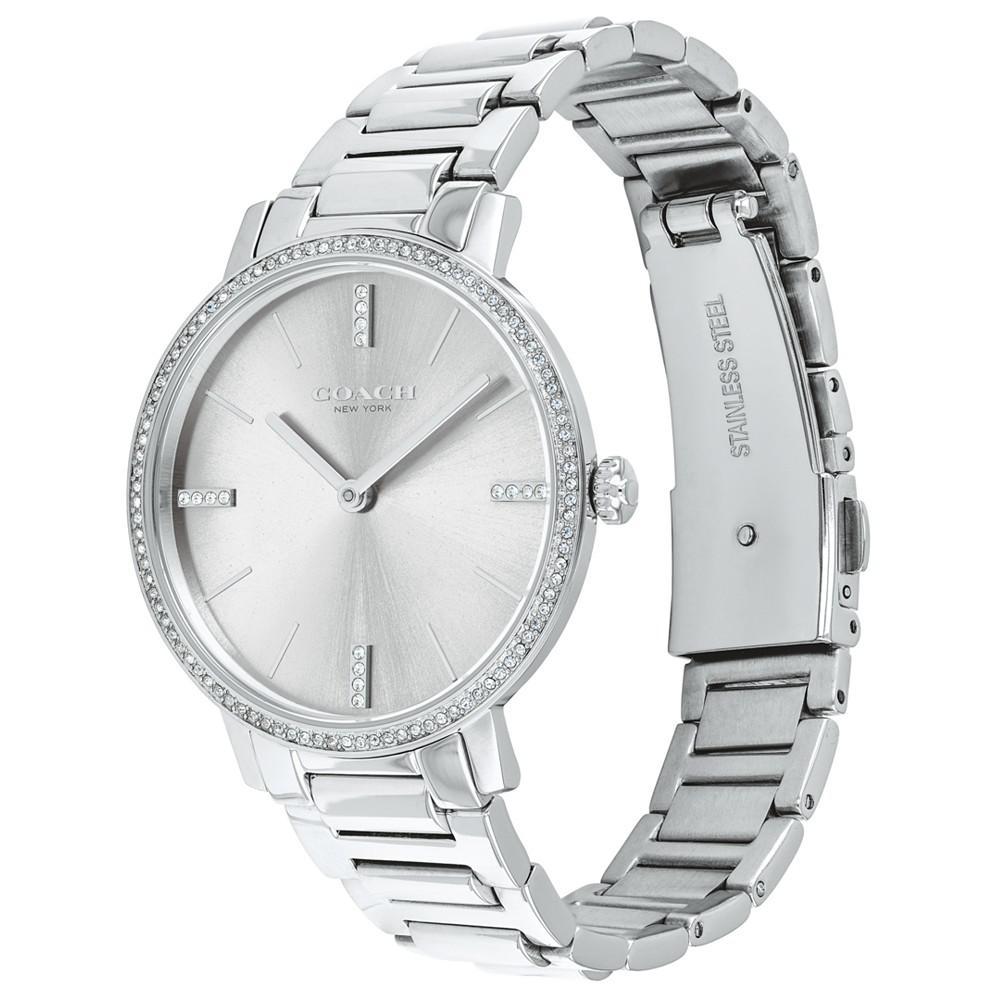 商品Coach|Women's Audrey Stainless Steel Bracelet Watch 35mm,价格¥1082,第5张图片详细描述