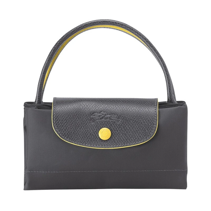 LONGCHAMP 珑骧 女士织物小号短柄女包手提包包 枪灰色 L1621619300 商品