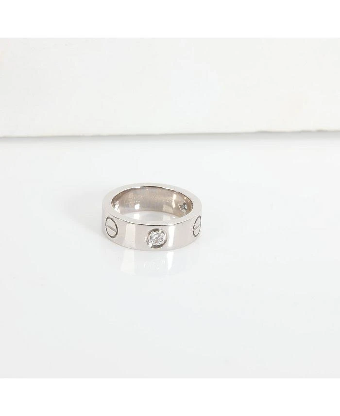 商品Cartier|Love 18k White Gold Ring,价格¥14529,第3张图片详细描述