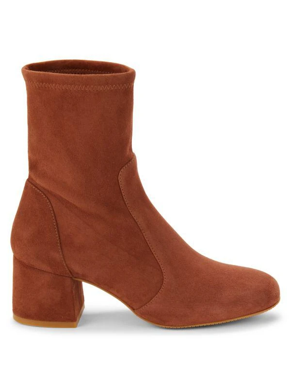 商品Stuart Weitzman|Sleek Suede Sock Booties,价格¥1926,第1张图片